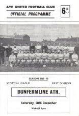 Dunfermline Athletic (h) 20 Dec 69