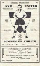 Dunfermline Athletic (h) 23 Mar 57