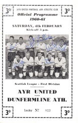 Dunfermline Athletic (h) 4 Feb 61