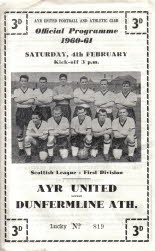 Dunfermline  Athletic (h) 4 Feb 61