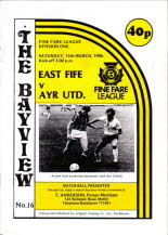 East Fife (a) 15 Mar 86