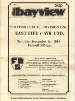East Fife (a) 1 Sep 84