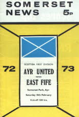 East Fife (h) 10 Feb 73