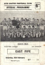 East Fife (h) 15 Feb 69