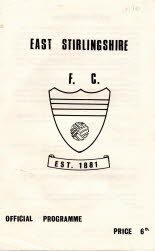 East Stirling (a) 13 Aug 69