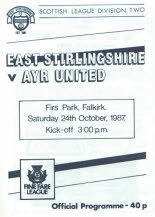 East Stirling (a) 24 Oct 87