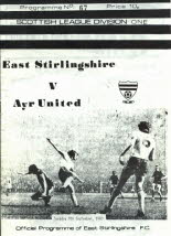 East Stirling (a) 9 Sep 80