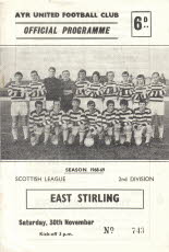 East Stirling (h) 30 Nov 68