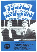 Forfar Athletic (a) 10 Aug 91