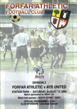 Forfar Athletic (a) 13 Aug 05