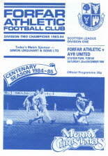 Forfar Athletic (a) 22 Dec 84