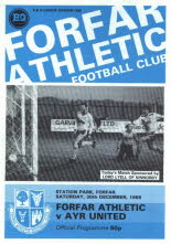 Forfar Athletic (a) 30 Dec 89