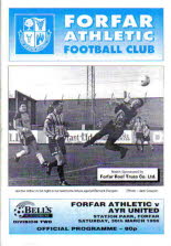 Forfar Athletic (a) 30 Mar 96