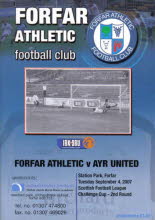Forfar Athletic (a) 4 Sep 07 (Challenge Cup)