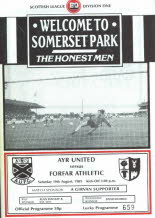 Forfar Athletic (h) 19 Aug 89
