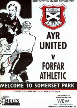 Forfar Athletic (h) 20 Feb 96