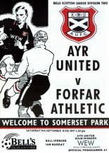 Forfar Athletic (h) 9 Sep 95