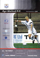 Forfar Athletic (h) played 26 Mar 05 (dated 22 Jan 05)