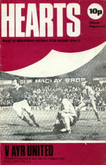 Hearts (a) 9 Oct 76