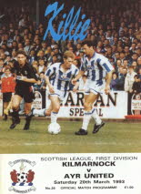 Kilmarnock (a) 20 Mar 93