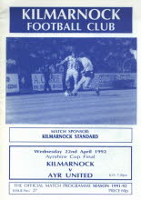 Kilmarnock (a) 22 Apr 92 AC