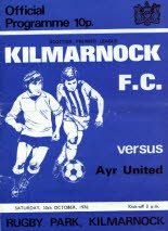 Kilmarnock (a) 30 Oct 76