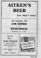 Kilmarnock (h) 20 Sep 47