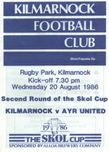 Kilmarnock 20 Aug 86 LC2