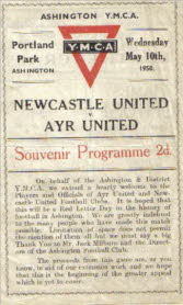 Newcastle United (a) 10 May 50
