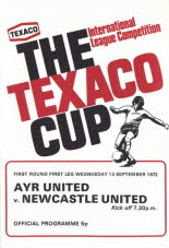 Newcastle United (h) 13 Sep 72 TC1 1L