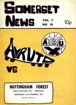Nottingham Forest (h) 3 Nov 76 ASC SF