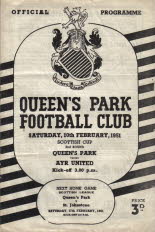 Queens Park (a) 10 Feb 51