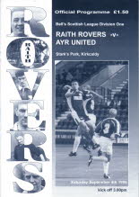 Raith Rovers (a) 4 Sep 99