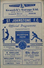 St Johnstone (a) 11th Mar 1961