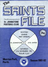 St Johnstone (a) 21 Nov 81