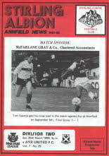 Stirling Albion (a) 26 Mar 88