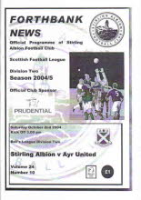 Stirling Albion (a) 2 Oct 04
