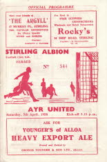 Stirling Albion (a) 5 Apr 58