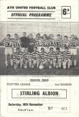 Stirling Albion (h) 16 Nov 68