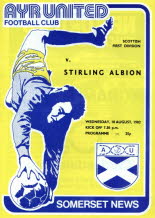 Stirling Albion (h) 18 Aug 82 LC (prog says Div 1)