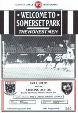 Stirling Albion (h) 5 Oct 91
