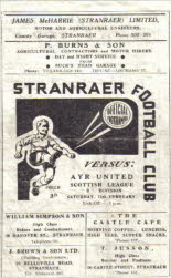 Stranraer (a) 11 Feb 56