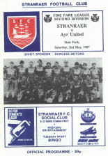 Stranraer (a) 2 May 87